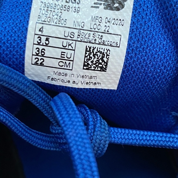 New Balance Tekela V3 Magique TF Size 4 Soccer Cleats Cobalt/Team Roya - Picture 7 of 14